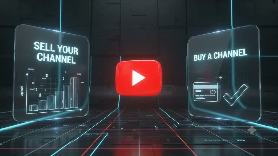 A YouTube channel passing from a seller to a buyer